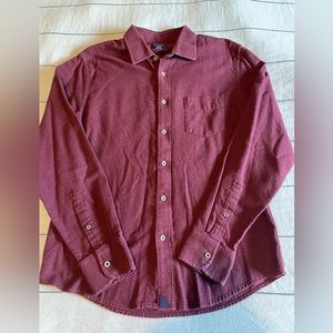 UNTUCKit Men’s Slim Fit Medium Cotton Long Sleeve Button Up